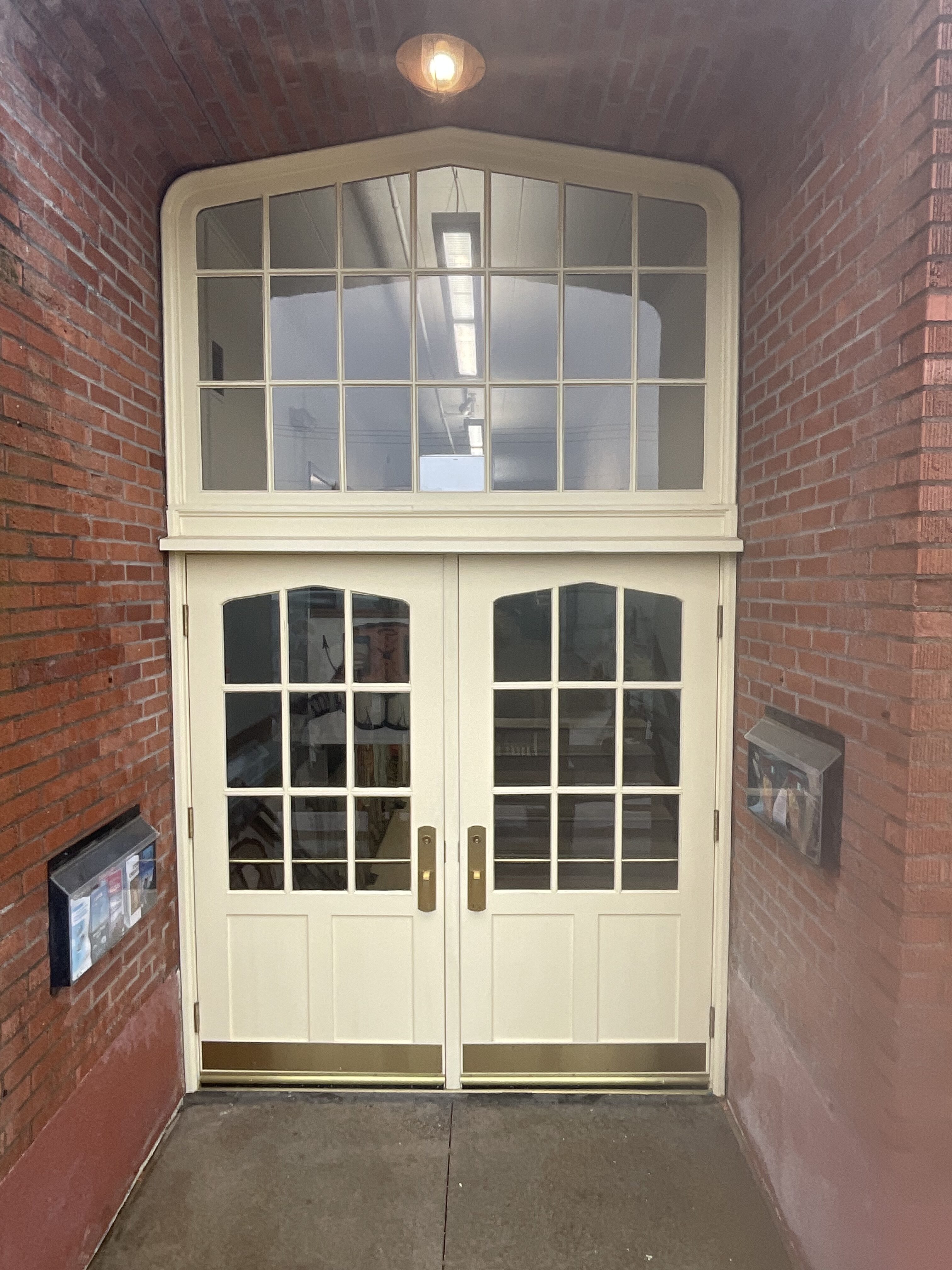 South Entryway is fully restored