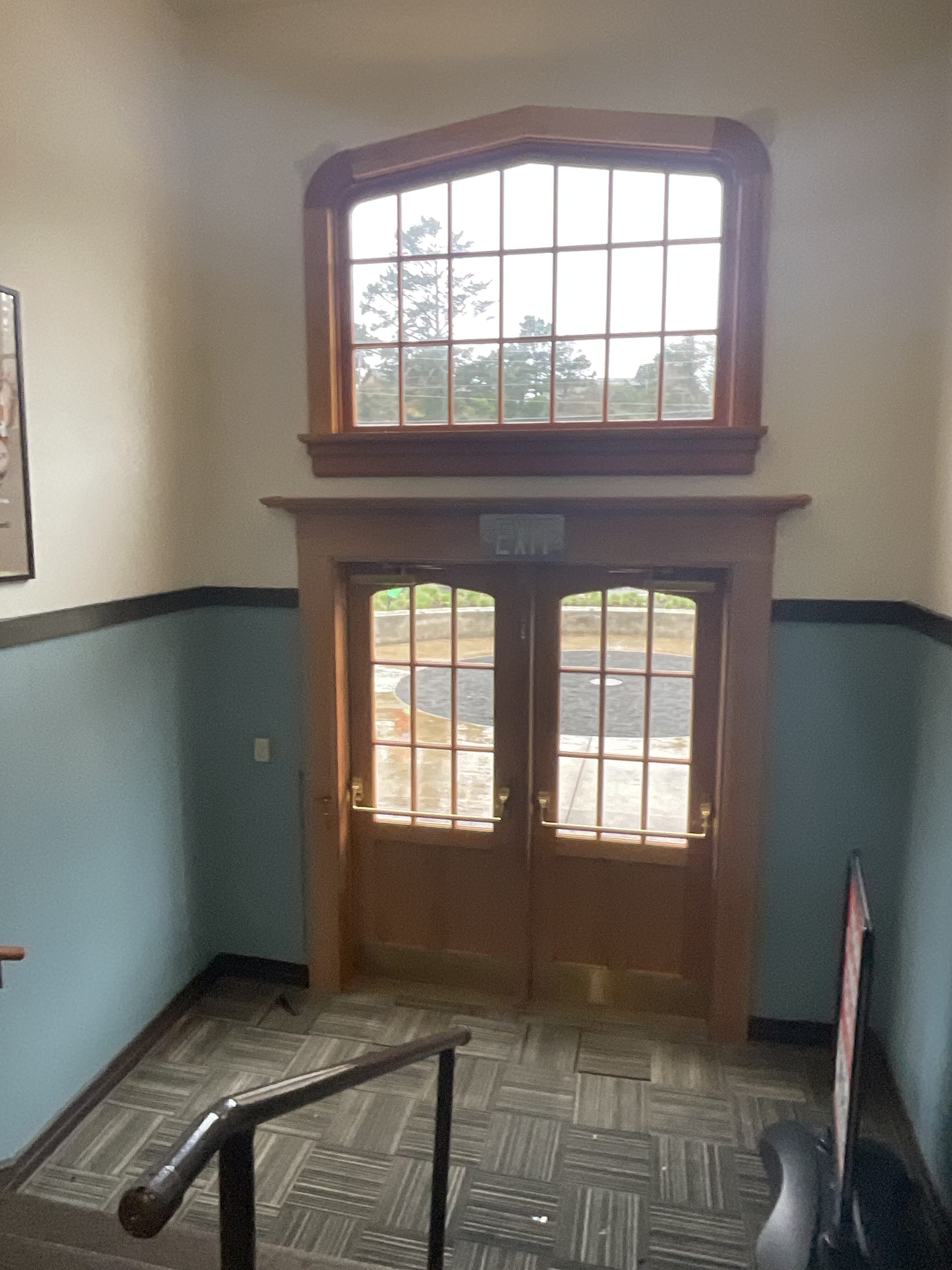 West Entryway Interior of Door Finish Carpentry