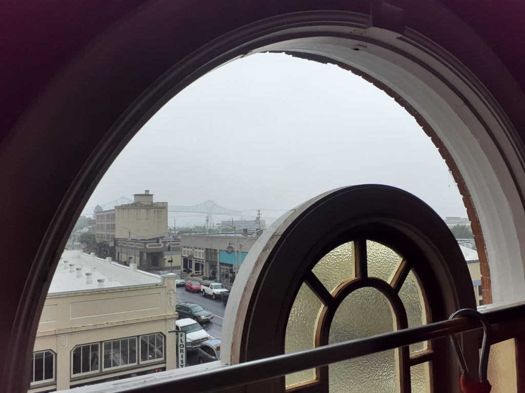 Astoria Odd Fellows Building Looking West Out of Restored Windows
